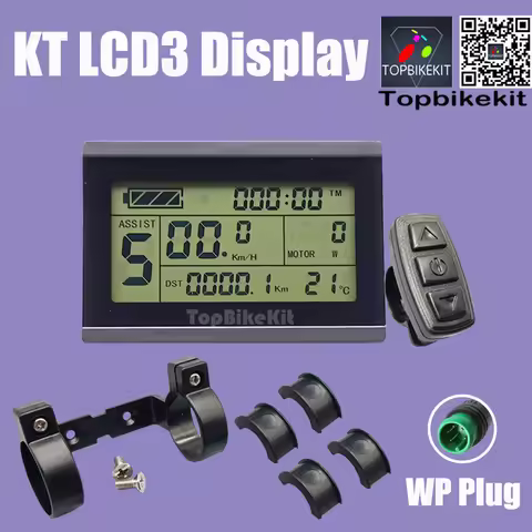 Ebike KT LCD3 Display /KT LCD4/LCD5/LCD8H/LCD8S/LCD9/10H/11 LED890 LED900S for KT Controller Kit/Ebi