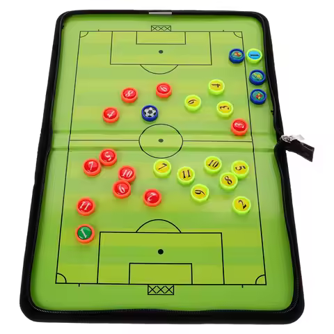 1Set Soccer Coaching Board Magnetic Practical Portable Football Training Competition Supplies Footba