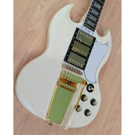 【𝐑𝐄𝐀𝐃𝐘 𝐒𝐓𝐎𝐂𝐊】GIBSON SG CUSTOM MAESTRO VIBROLA WHITE Electric Guitar