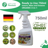 Pherotools 750ML INSECTICIDAL SOAP 3-IN-1 RTU From GERMANY OMRI Organic Certified  (Plants and Bugs)