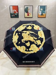新款 BURBERRY 巴寶莉 三折自動晴雨傘4 防紫外線 遮陽傘 雨遮 防曬