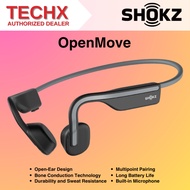 Shokz OpenMove Wireless Bone Conduction Headphones - Open-Ear, Sweat-Resistant, and Lightweight for 
