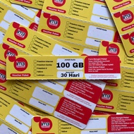Voucher Indosat 100GB