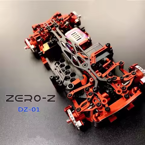 ZERO-Z DZ01 AWD All Metal Drift/Racing 1/28 RC Car Frame XRX DRZ ATM DriftArt Wltoys K989 K969 Mini-