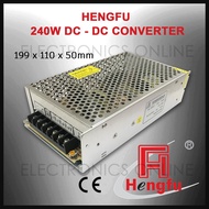 HF240W-SD24-24 HF240W-SD110-24 HENGFU 240W DC-DC Converter DC Input 18V to 36V, DC Input 72V to 144V