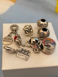 Pandora  Charms 95% New 有原裝盒子 (樹熊, 小熊維尼, 足球等)