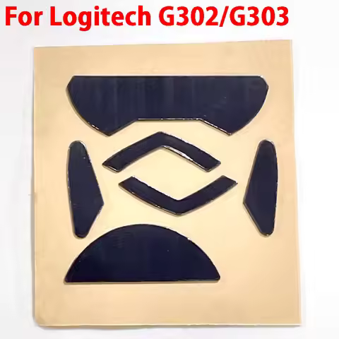 1set Hot sale Mouse Feet Skates Pads For Logitech G302 G303 wireless Mouse White Black Anti skid sti