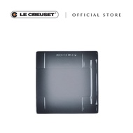 Le Creuset Stoneware Meshed Square Plate - Flint (18cm)