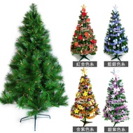 [特價]摩達客 台製10尺特級綠松針葉聖誕樹+飾品組(不含燈)紅金色系配件