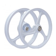 *Pemasangan* Y15ZR LC135 SRL115 SRL110 Y125Z RS150 RSX150 3L Sport Rim 3 Batang ENKEI White Black