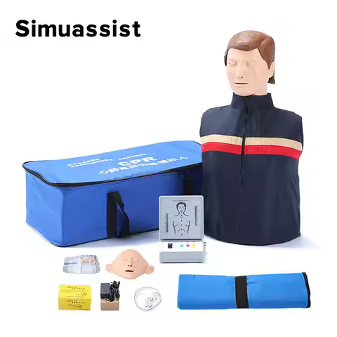 Half body Adult CPR Training Manikin CPR Mannequin First aid trainer simulator Medical Teaching Mode