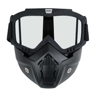 COD Kacamata Cross Goggles Mask Motor Retro Windproof 2 in1 / Kacamata Helm Retro Kacamata Helm Bogo
