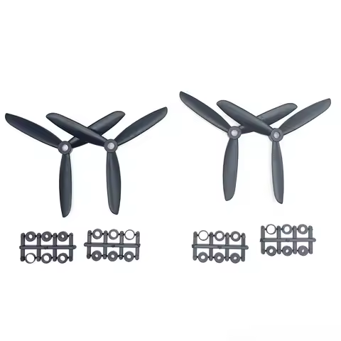 2/4Pcs Prop 5030 5045 6030 6045 6x4.5 Black 3-blade Propeller Props CW CCW For 250 FPV Racing Quadco