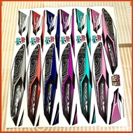 Wave X Carbon Pattern Removable Sticker Wave 110 Standard Form - Wave Car Sticker