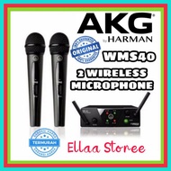 Original AKG WMS 40 Mini Dual Handheld Wireless Microphone