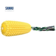 Corn Dog Chewing Toy Indestructible Dog Toy Corn Molar Stick Cleaning Tooth Belt Rope (Sound)