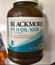 blackmores Fish Oil 原味400粒(10/2023到期)