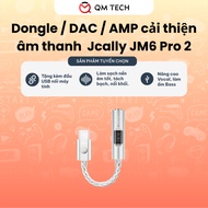 [NEW] JCally JM6 Pro 2 Dongle DAC/AMP High quality headphone adapter Type C to 3.5mm | QMTECH STORE