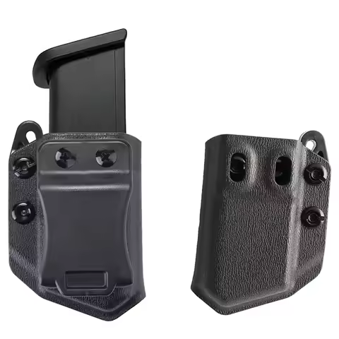 Tactical IWB/OWB 9mm/.40 Double Stack Magazine Pouch for Glock CZ S&W H&K SIG P365 Pistol MAg Magazi