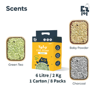 【1 Karton 1 Carton】EZPET Tofu Mixed Tofu Premium Tofu Selected Premium Tofu 4in1 Tofu Kucing Tofu Pa