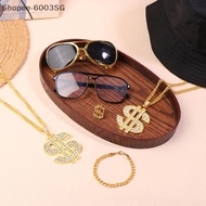 [modamaven] 1Set Hip Hop Costume Kit 80s/90s Rapper Accessories Outfit For Men Women Hat Sunglasses 