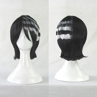 Anime Soul Eater Death The Kid Cosplay Wig Black White Men Women Cosplay Costume Wig With Wig Cap Ca