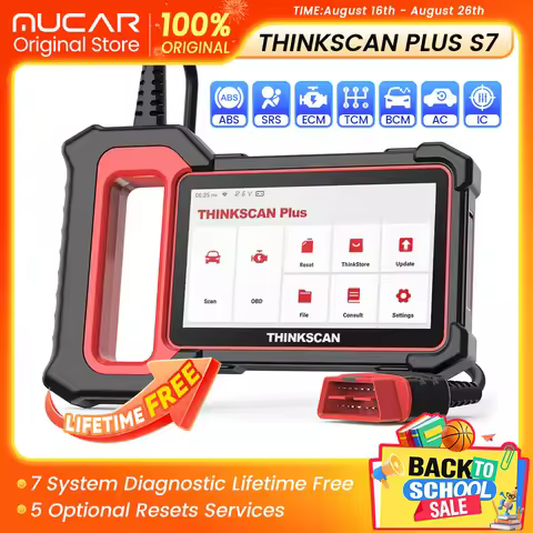 THINKCAR Thinkscan Plus S7 Car Diagnostic Tools 7 Systems Obd2 Scanner 5 Resets Automotivo Scanner C