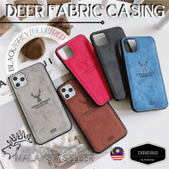 Oppo R9s. F1s. A59. F1 Plus. F5. F7. F9. F11. F11 Pro Fabric Touch Deer Design Phone Back Case