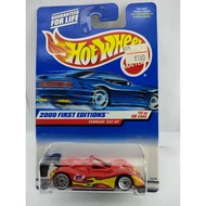 Hot Wheels FERRARI Old General Card FERRARI 333 Red FERRARI 333 SP [Sales Description] Trolley Altho