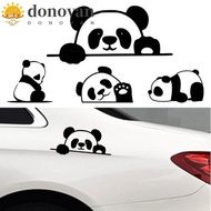 DONOVAN Peeking Panda Car Stickers, Waterproof Universal Car 3D Panda Stickers, Reflective Sticker Vinyl Occlusion Scratch Cute Simulation Panda Cars Decal Car Accessories