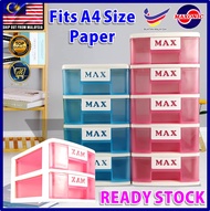 A4 Drawer Tier 3 Tier  & 4 Tier 5Tier /  A4 Paper Drawer | Stationery | Plastic Drawer | Document Dr