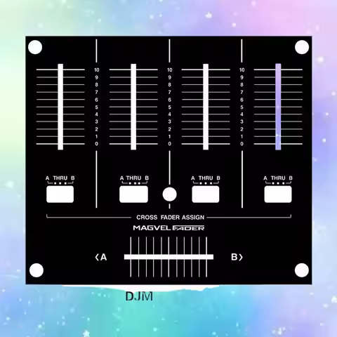 Pioneer 3rd Gen DJM Film - Fader Sticker for NEXUS/SRT 900 Mixer (Panel Position)​