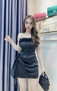 [Voucher 50k Freeship Max 0 đồng toàn quốc] Váy body tapta lệch tà hàng thiết kế cao cấp mặc đi tiệc