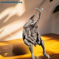 SUN Antique Brass Realistic Beetle Sculpture Dual Horned Beetle Figurine With Intricate Detailing Ca