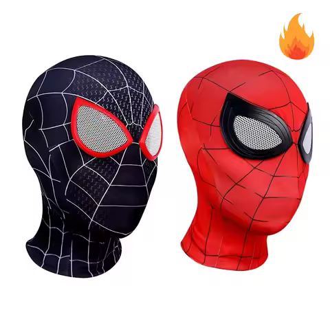 2026 New Gwen Stacy Mask for Adults, Superhero, Iron Man, Cosplay, Miles Morales, Spiderman, Hallowe