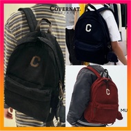 COVERNAT C Logo Corduroy Backpack - 3 Colors / 15-inch Laptop Storage