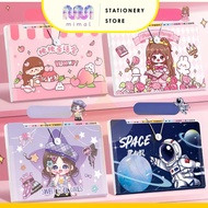 A4 document File, A4 document bag with horizontal elastic band with 8 princess compartments for docu