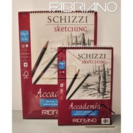 ◆SOFIAの樂園◆ 義大利 FABRIANO Accademia 紅皮 空白 素描本 120g(A5/A4/A3)環裝