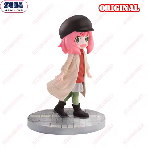 SEGA Goods Original SPY×FAMILY Animation Peripheral Toys Anya Forger Fashion Dress 1.5 Anime Action 