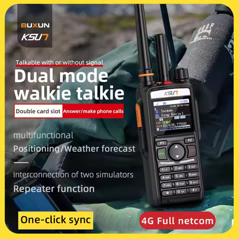 KSUT CT70 gps beidou positioning single call group call 4g poc radio network analog dual mode walkie
