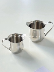 Stainless Steel Espresso Small Milk Cup Ins Fashionable Pointed Mouth Espresso Espresso Ounce Cup Dr