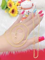 Dây Chuyền Nam Nữ Titan Xinh Đẹp Đeo 10 Năm - Lokalo - Mang Y Vàng Thậ.t - Dễ Phối Thời Trang - Hàng