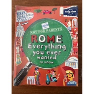 English Books Rome: Everything You Ever Wanted to Know (Lonely Planet) 2nd Hand Has Flaws