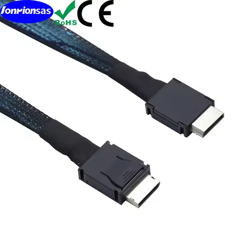 OcuLink PCIe PCI-Express SFF-8611 4i to OcuLink SFF-8611 4I SSD Data Active Cable 0.5m/1.0m