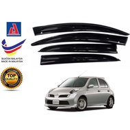 Nissan March K12 (3rd Gen) 2002-2010 AG Door Visor (Small 7cm Width)