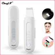 CkeyiN Facial Skin Ultrasonic Scrubber EMS Ion Face Cleanser Blackhead Remover Pores Cleaner Makeup