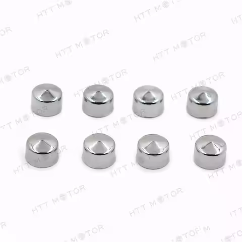 8PCS Cap Dress Cover for 1999-2006 Harley Davidson Touring Push Rod Tappet Block Bolt Chrome Afterma