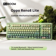 KiiBOOM KiiBOM KiiBOM 98lite Mechanical Keyboard Wireless Bluetooth Three-Mode Girls Silent Office G