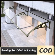 Awning Heavy Duty Window Awning Canopy Awning Roof Outdoor Aluminium Profile Canopy with Mounting Ma