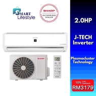 Sharp 2.0HP J-Tech Inverter Plasmacluster Air Conditioner AH-XP18YMD